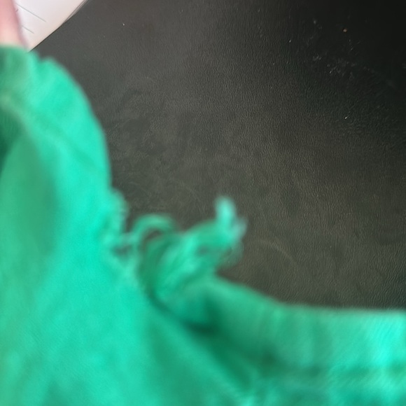 Nanette Lapore Linen Blend Dress 3/4 Sleeve Green Sz 6 (see photos& description) - Picture 7 of 7